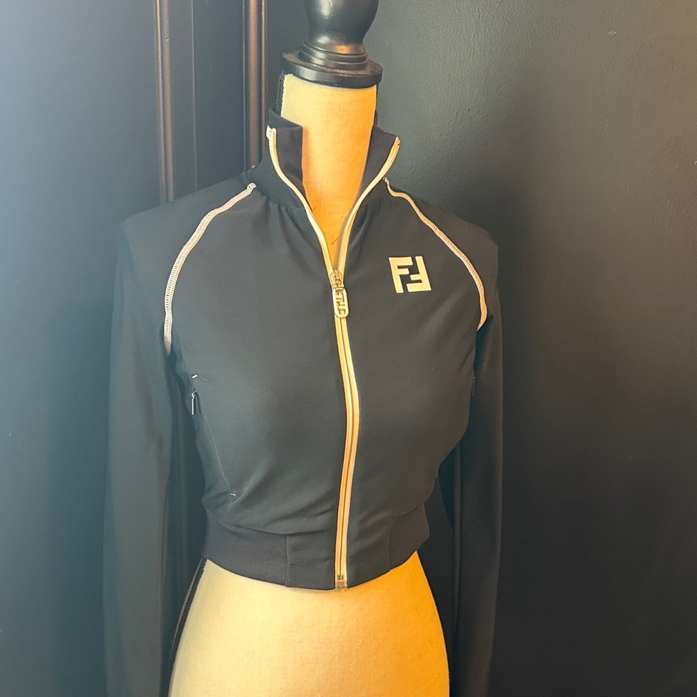 Fendi black Zip-Up Women's Jacket